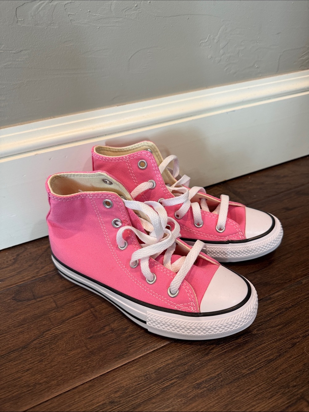 Converse Kids Pink High-Top Canvas Sneakers